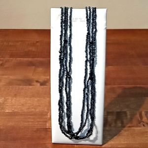 Black Seed Bead Necklace